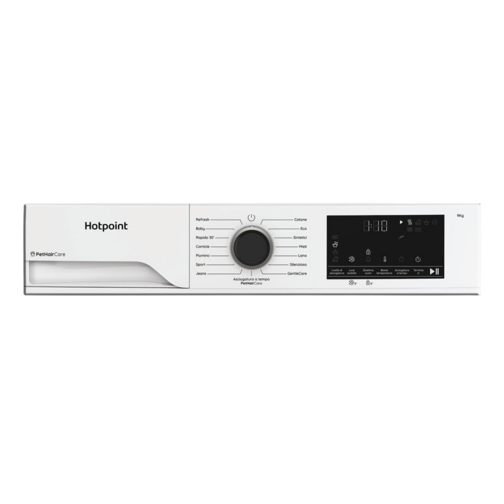 Asciugatrice Hotpoint HPT94DBSIT 9 Kg Pompa di Calore Classe C