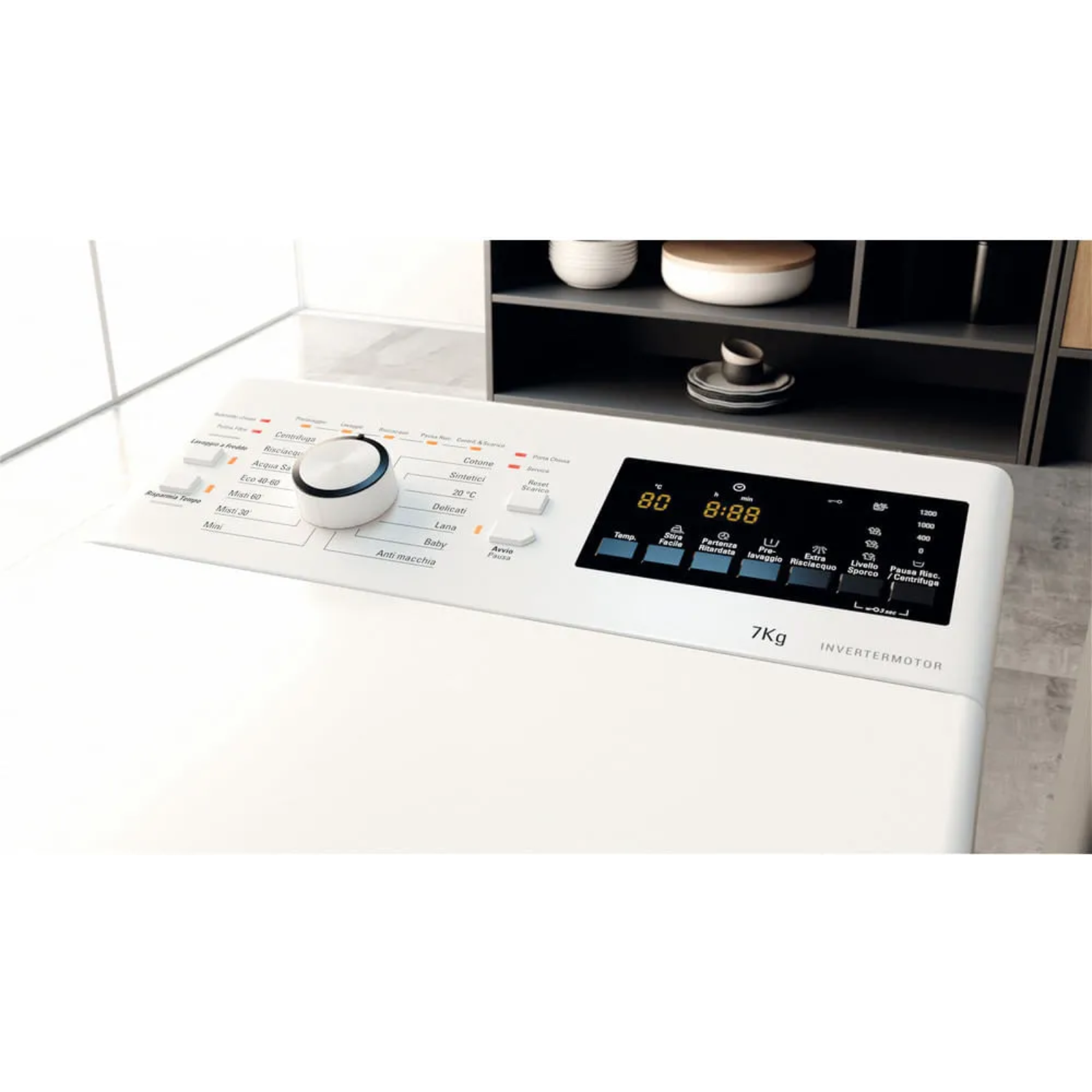 lavatrice Hotpoint carica dall'alto 6 kg 7 kg 1200 giri classe B inverter