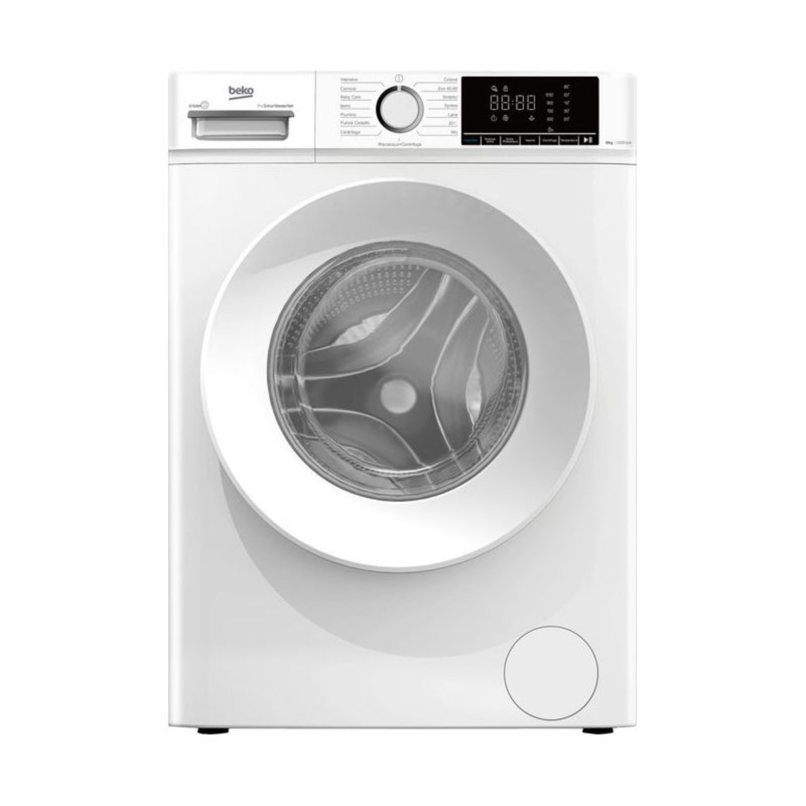 lavatrice Beko BMX8126DW 8 kg classe A 1200 giri con vapore SteamCure