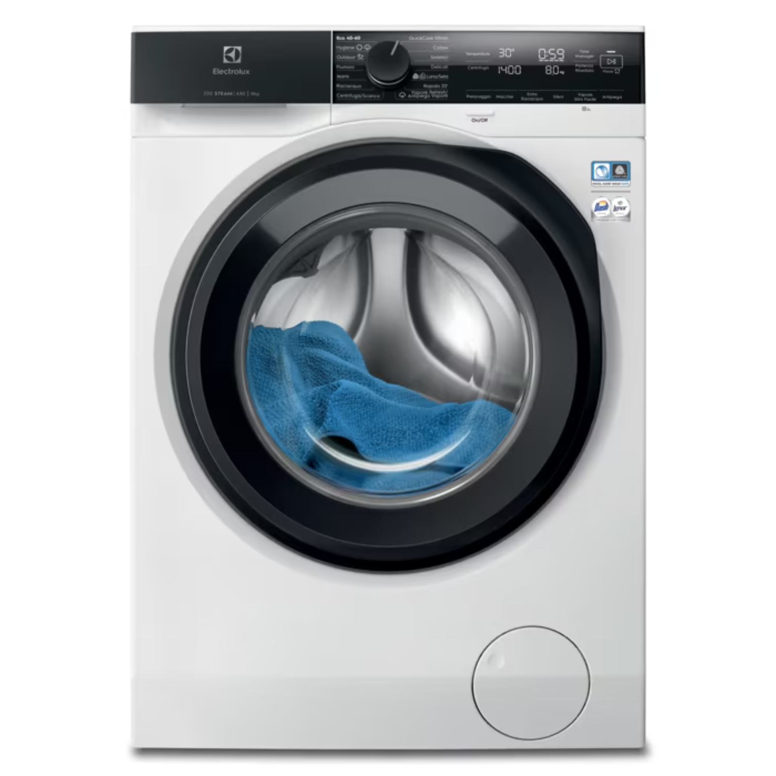lavatrice Electrolux EW7F411BG3 11 kg classe A-30 1400 giri con SteamCare