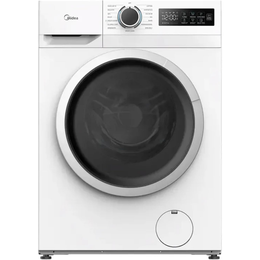 Lavatrice Slim Midea MF110W80BA10/W-IT 8 Kg 1400 giri A-10% Vapore