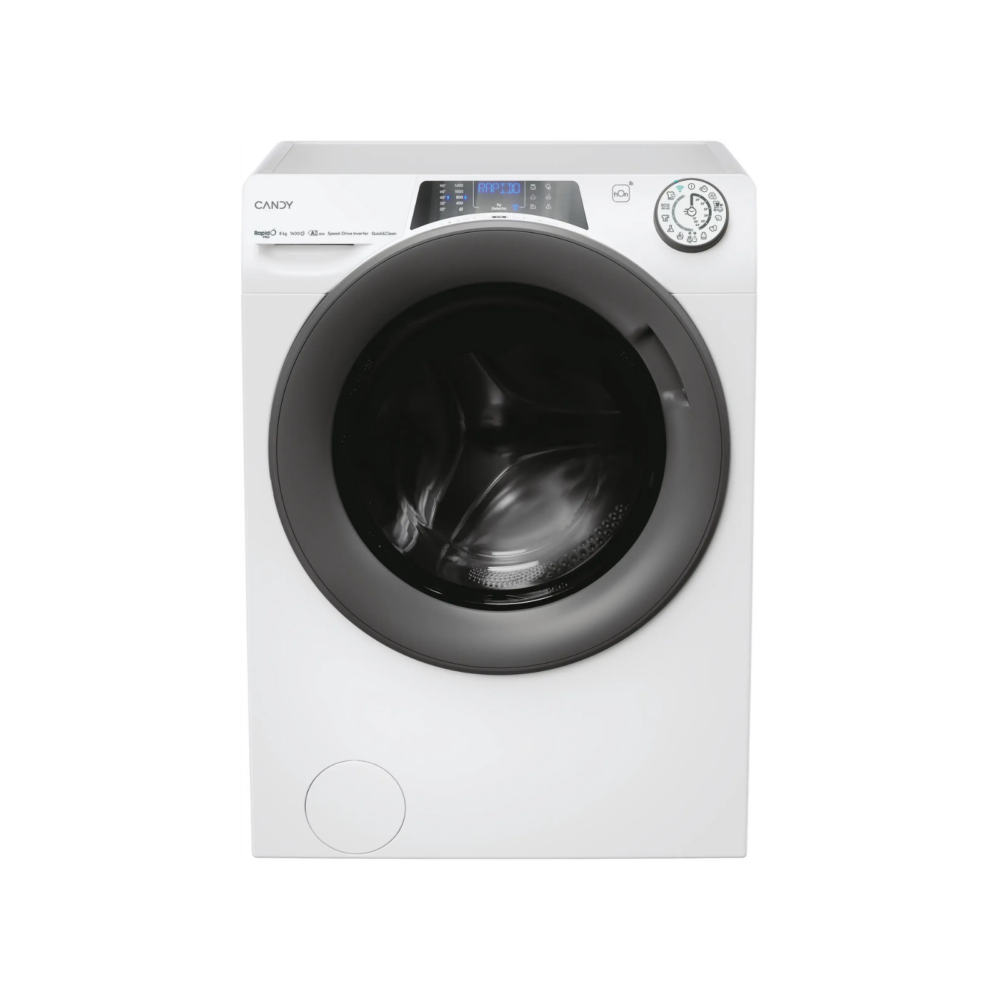 Lavatrice Candy RapidÓ PRO RP496BWMR9/1-S 9 Kg 1400 giri A-30% WiFi Vapore